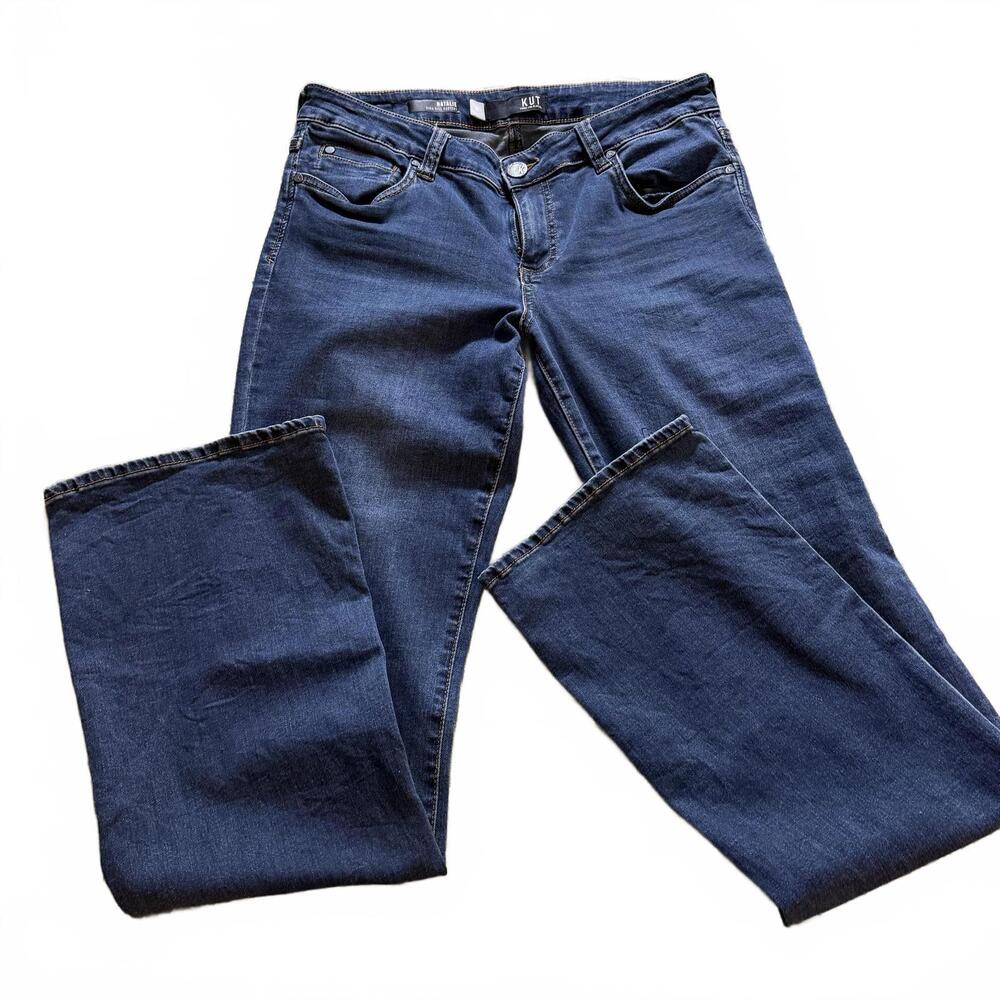 KUT from the KLOTH‎ Natalie high rise boot cut sz 10 STRETCH!! Luxury Mom Jean